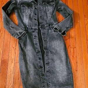 Washlab Black Denim Dress Size Small